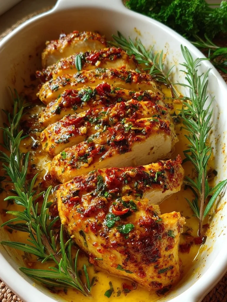 Garlic Rosemary Baked Chicken Breast