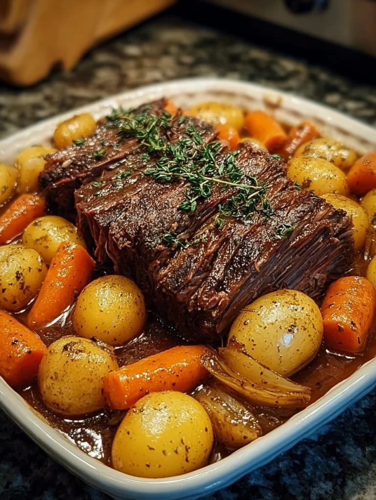 Homestyle Pot Roast with Vegetables