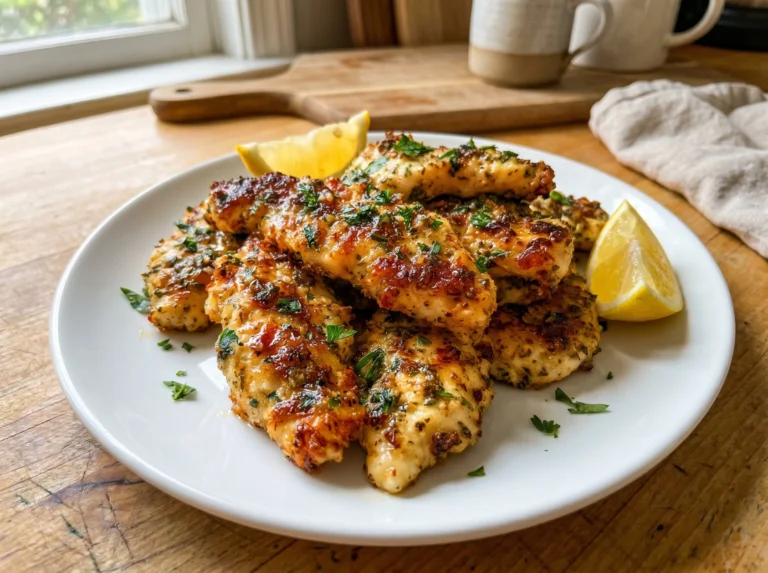 Garlic Lemon Herb Chicken Tenders