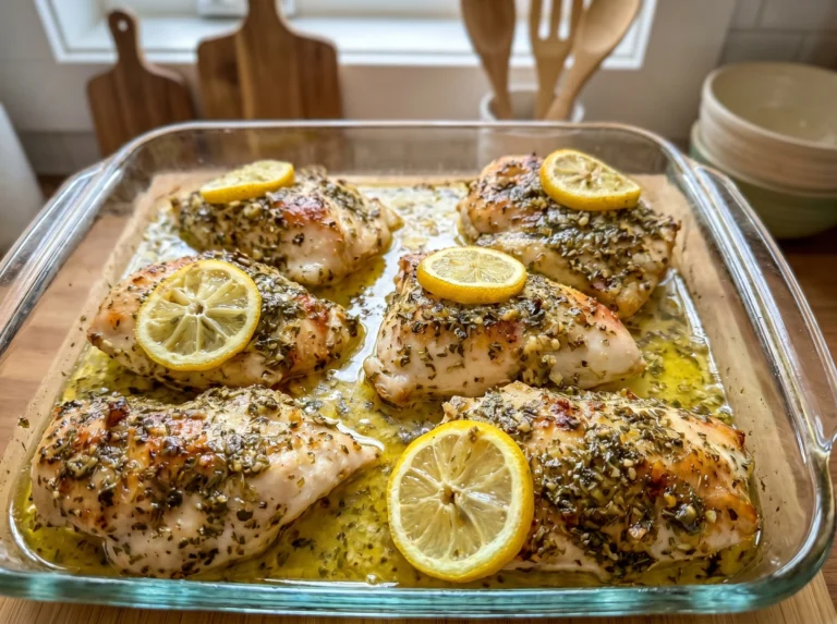 Baked Lemon Garlic Herb Chicken