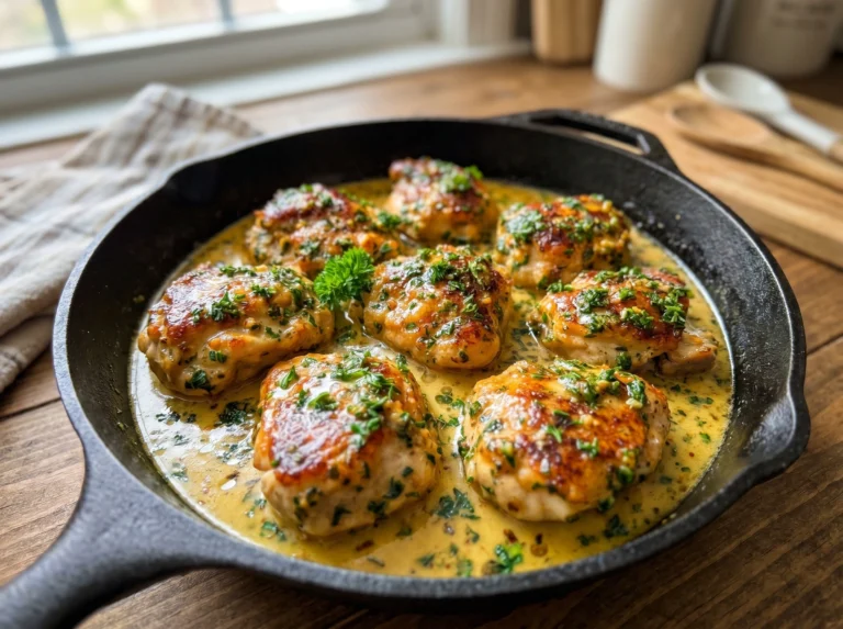 Creamy Garlic Herb Chicken Skillet
