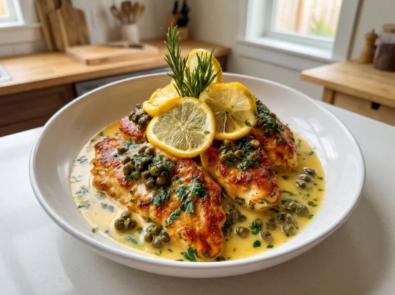 Creamy Lemon Caper Chicken