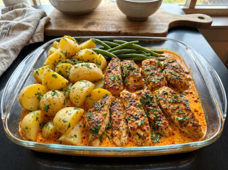 Creamy Garlic Paprika Chicken with Potatoes