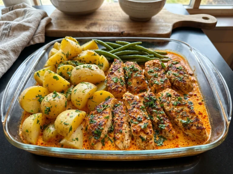 Creamy Garlic Paprika Chicken with Potatoes