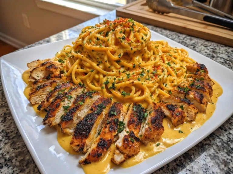 Creamy Cajun Chicken Spaghetti
