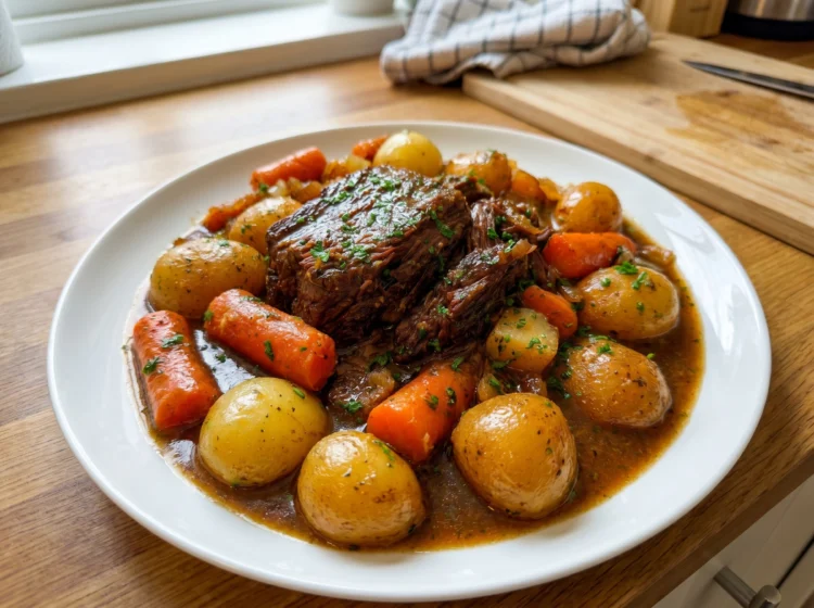Hearty Beef Pot Roast with Potatoes Carrots