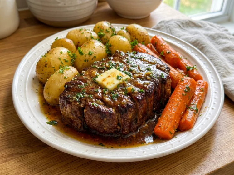 Garlic Butter Beef Roast with Potatoes
