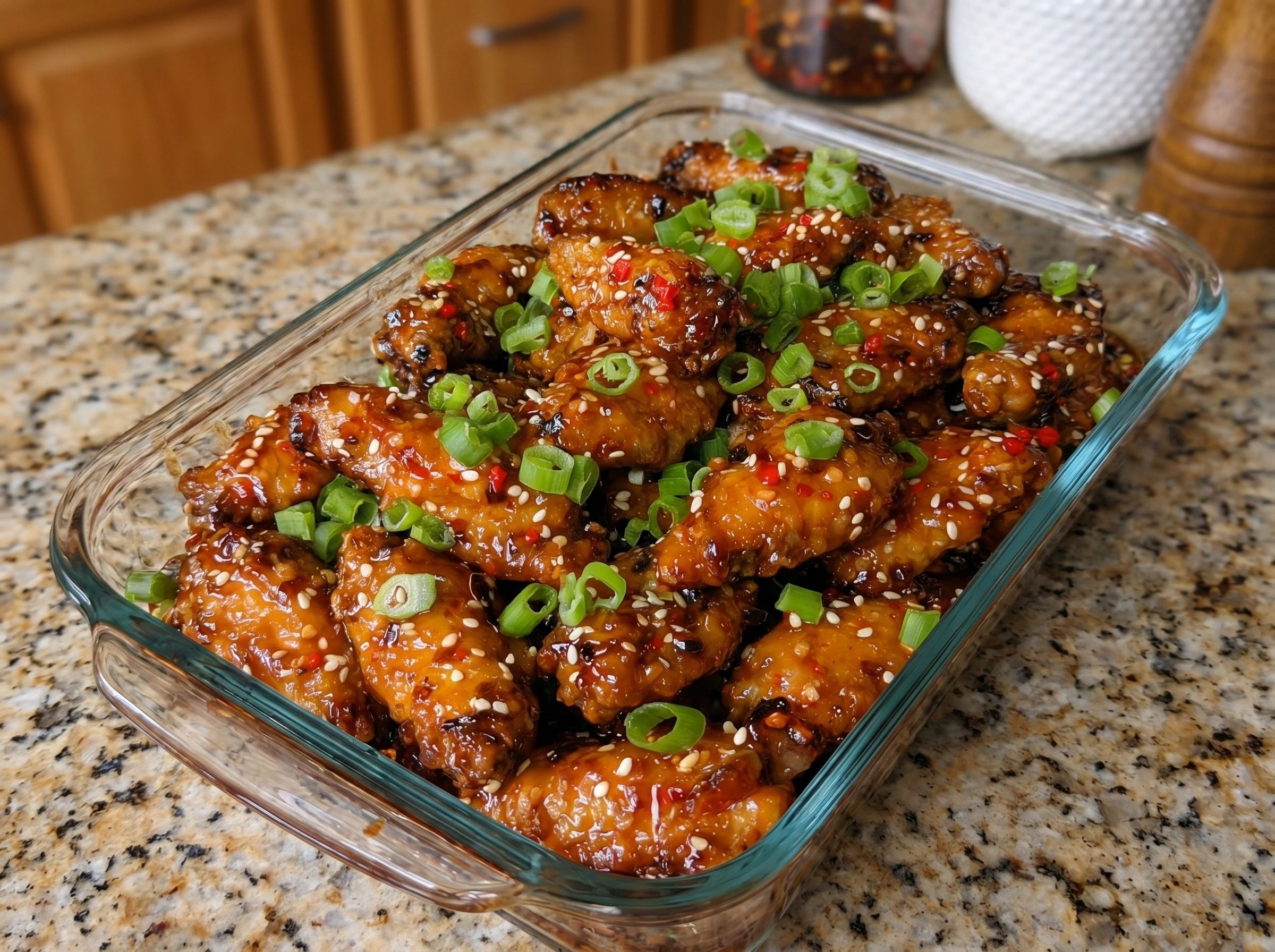 Sticky Sweet Chili Chicken Wings