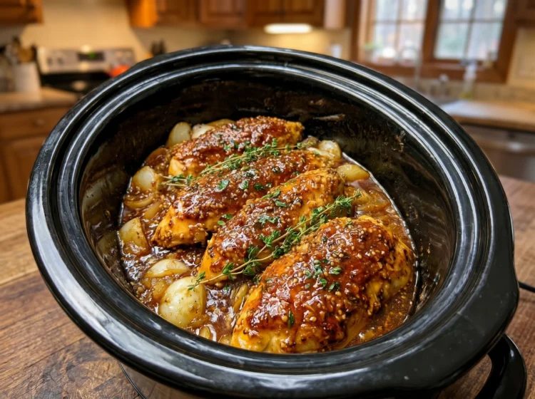 Slow Cooker Honey Mustard Chicken