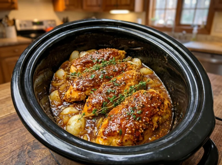 Slow Cooker Honey Mustard Chicken