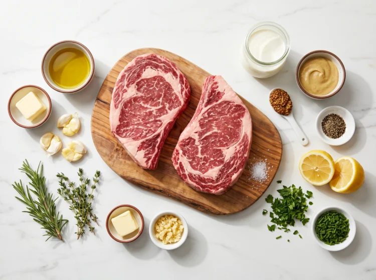 Creamy Herb Dijon Steak with Garlic Butter Sauce